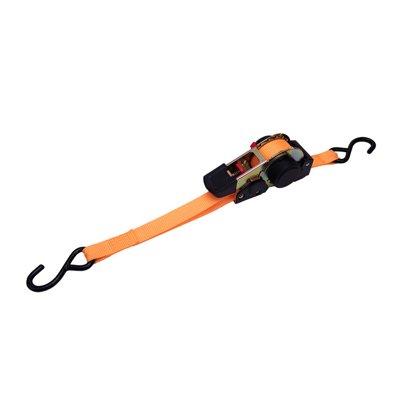 1 inch 200kgs retractable ratchet strap 